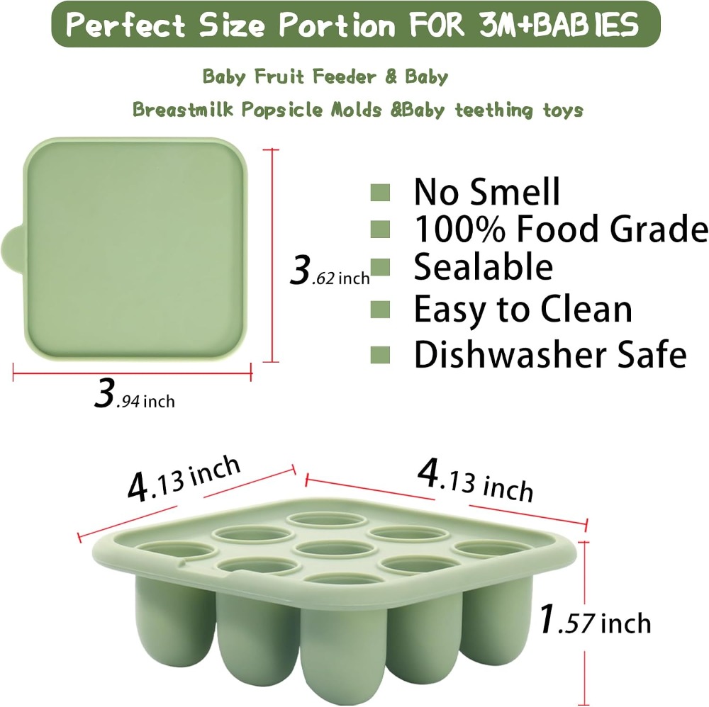 ถาดแช่แข็งอาหารเด็ก, ที่ป้อนอา - Freezer Tray Baby บทวิจารณ์และราคา