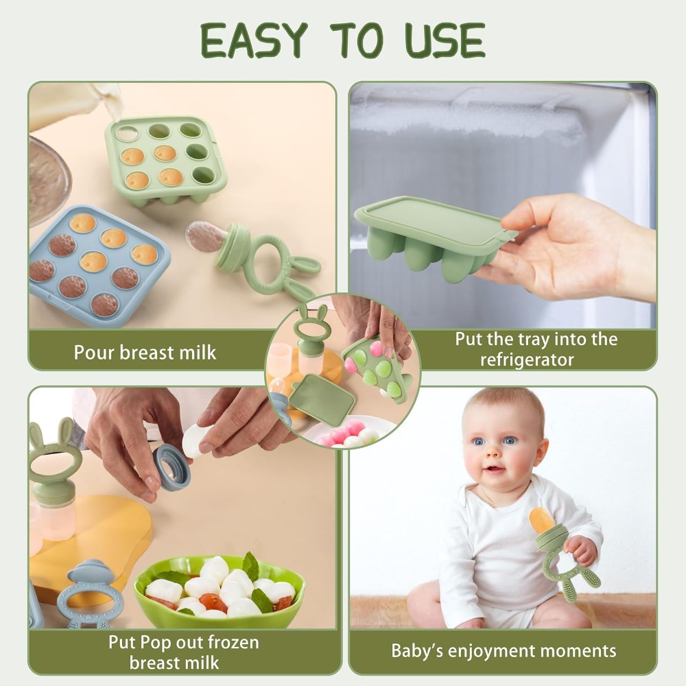 ถาดแช่แข็งอาหารเด็ก, ที่ป้อนอา - Freezer Tray Baby บทวิจารณ์และราคา