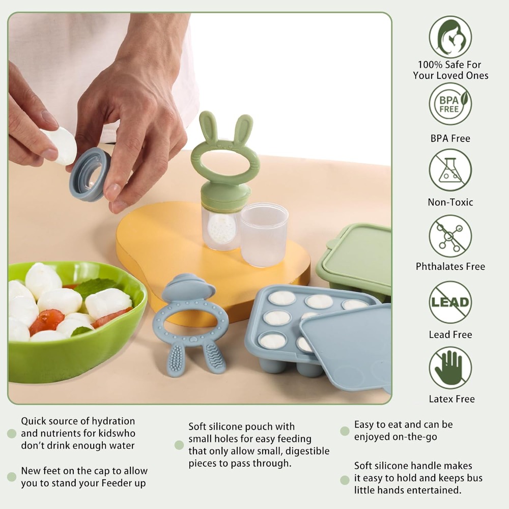 ถาดแช่แข็งอาหารเด็ก, ที่ป้อนอา - Freezer Tray Baby บทวิจารณ์และราคา