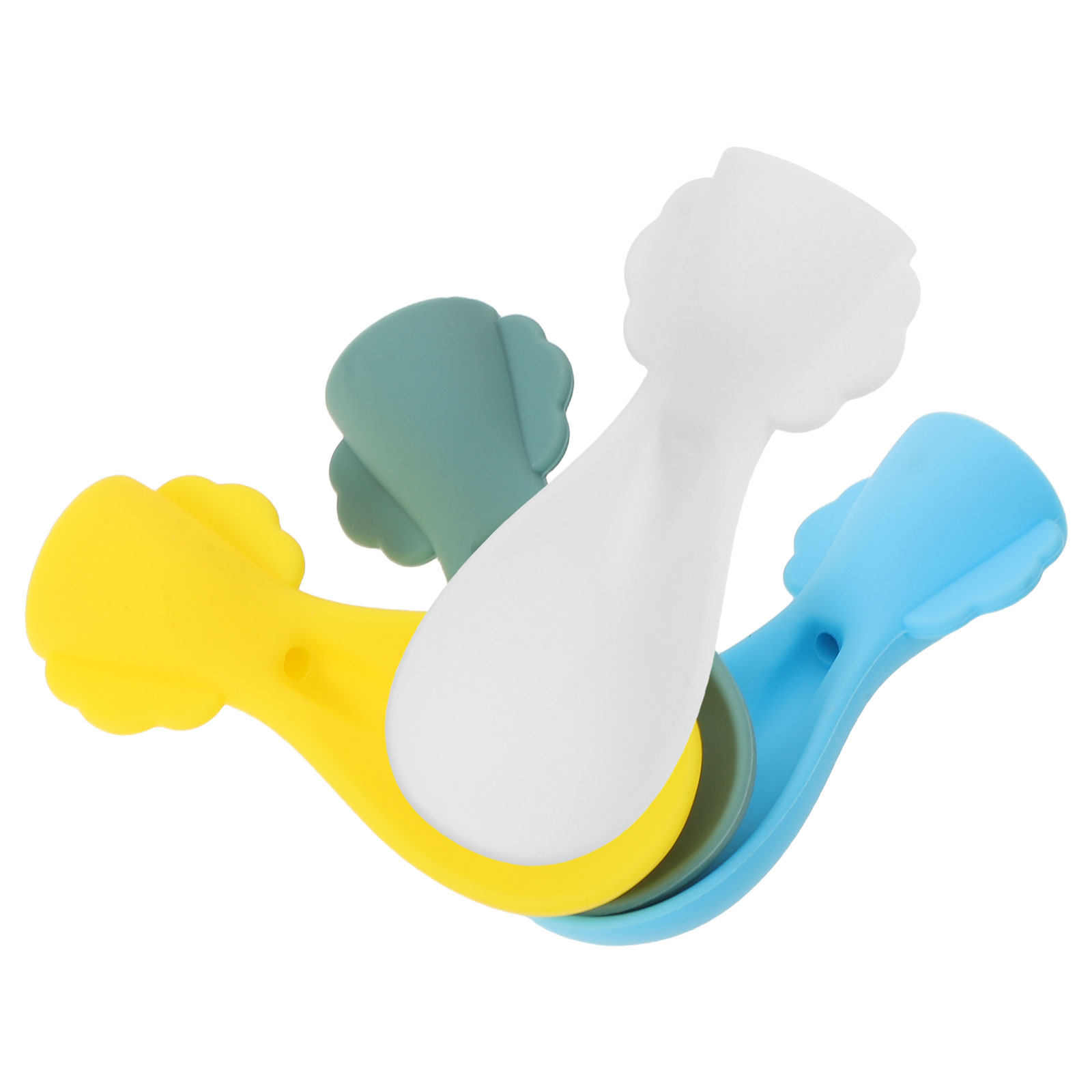 ชุดช้อนซิลิโคนสำหรับป้อนอาหารเ - Baby Food Reusable Pouches บทวิจารณ์และราคา