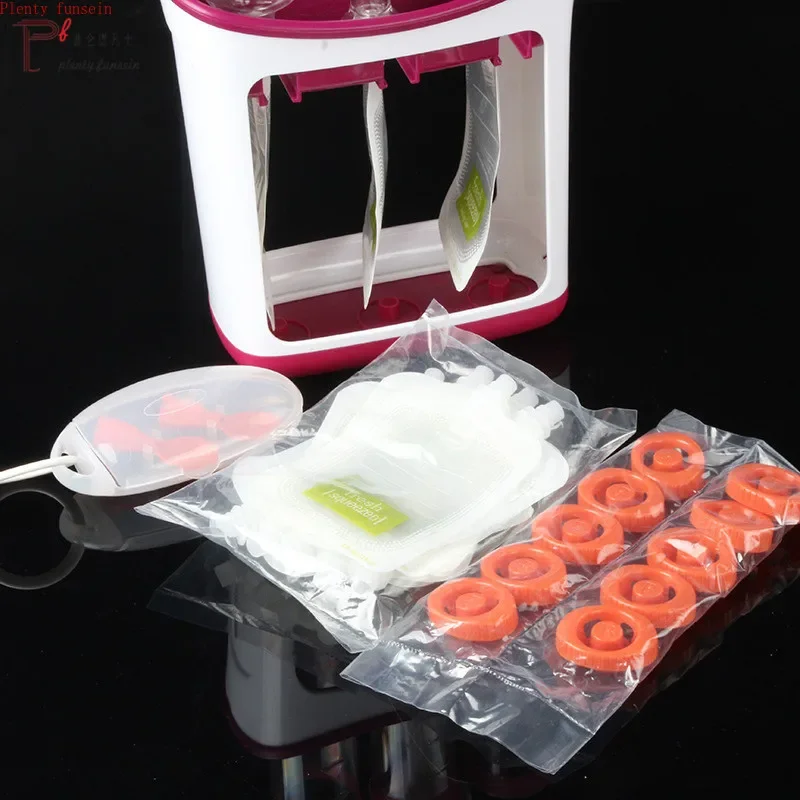 ถุงเก็บอาหารเด็กแบบบีบ สำหรับท - Baby Puree Pouch บทวิจารณ์และราคา