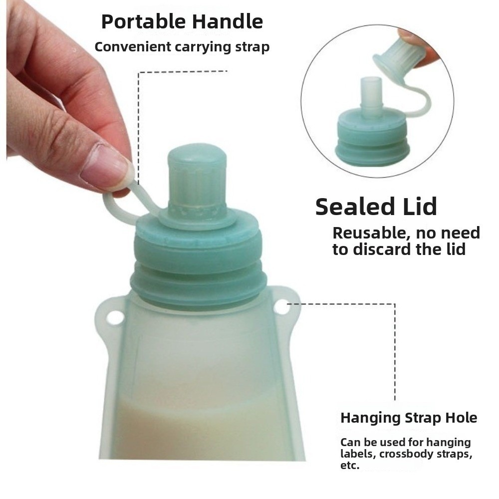 ถุงซิลิโคนใส่อาหารเด็กปลอดสาร  - Baby Food Reusable Pouches บทวิจารณ์และราคา
