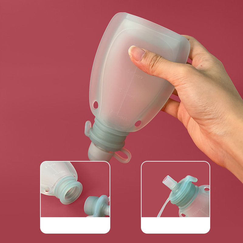ถุงใส่อาหารเด็กReusableบีบภาชน - Baby Food Reusable Pouches บทวิจารณ์และราคา